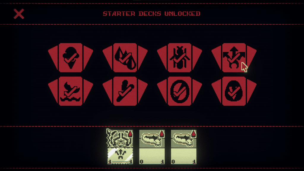 Inscryption Kaycee Mod - Decks iniciais