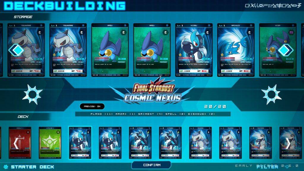 Cosmic Nexus - Deckbuilding