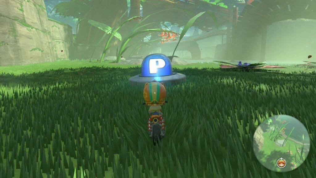 Mario Kart World - Os P-switches espalhados pelo cenário iniciam os desafios com tempo limitado.