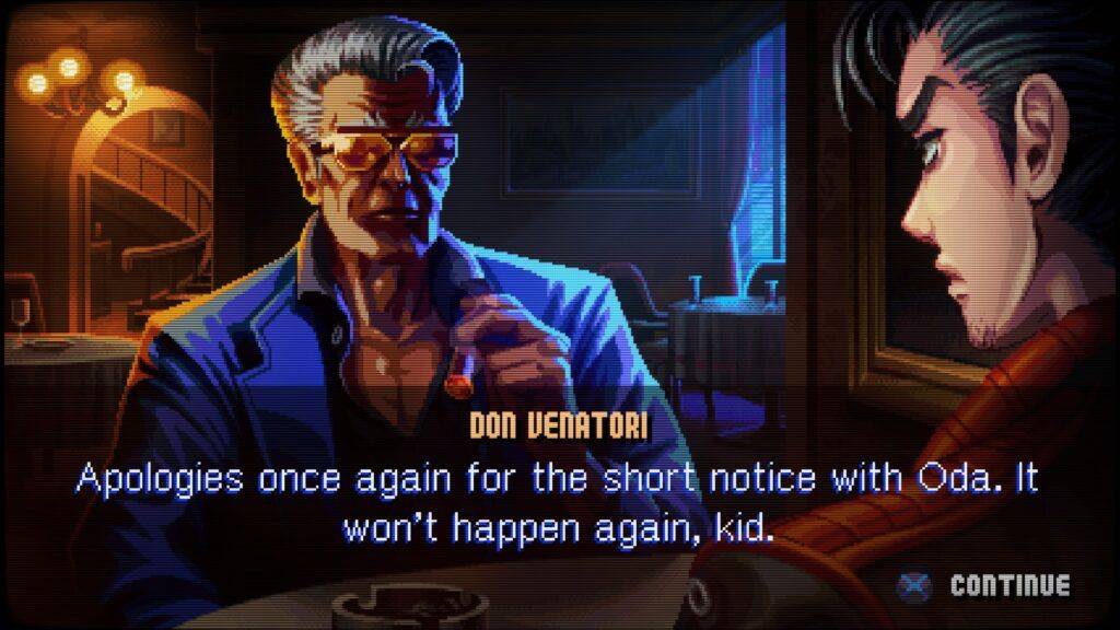 Neon Inferno - dialogue